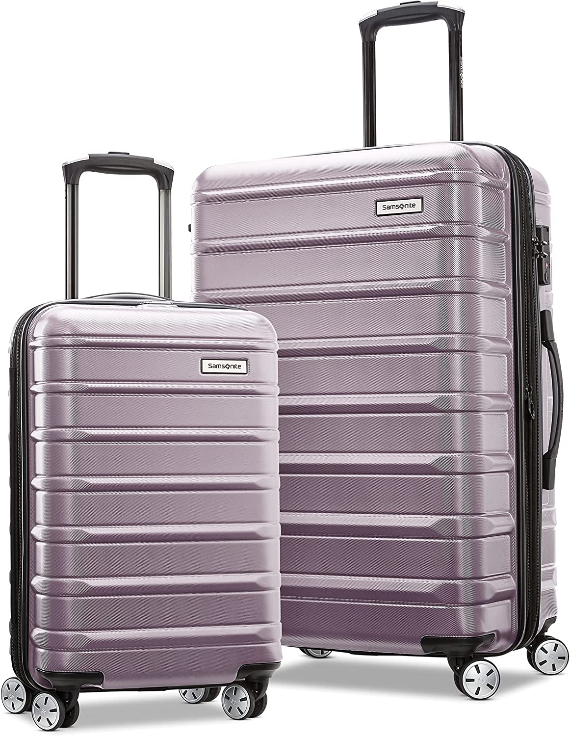 230527205434994_1 Samsonite Omni 2 Hardside Expandable Luggage with Spinner Wheels, Carry-On 20-Inch, Purple - Image 1